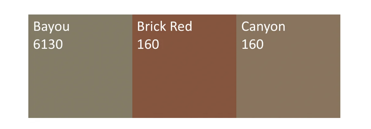 Davis concrete color pigment chart, part two