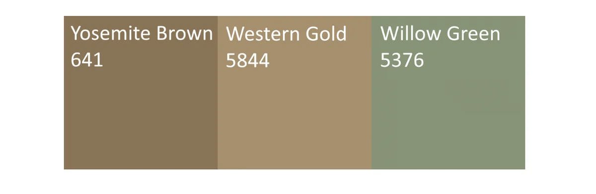 Davis concrete color pigment chart, part three